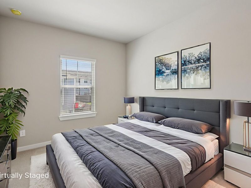 Furnished interior view inside a new home in Kemah Crossing - City Series, Kemah (Image 8).