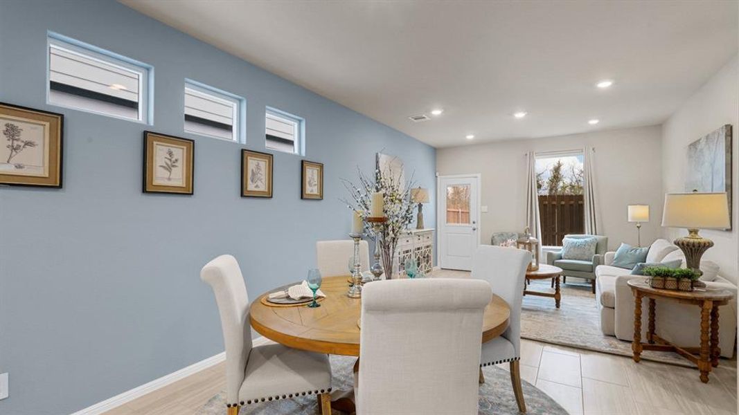 Furnished interior view inside a new home in Orchard Village, Fort Worth (Image 13).