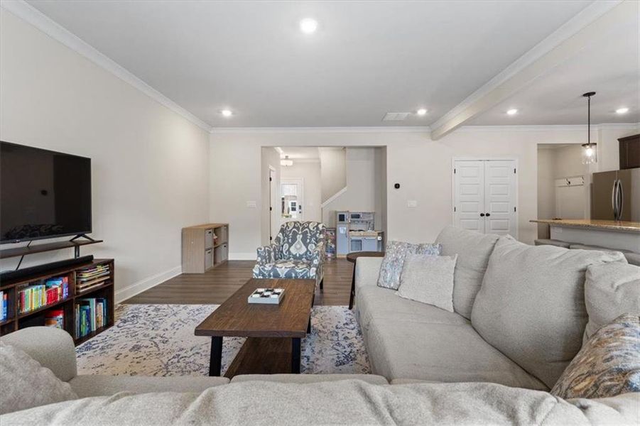 Furnished interior view inside a new home in Crofton Place Enclave, Snellville (Image 34).