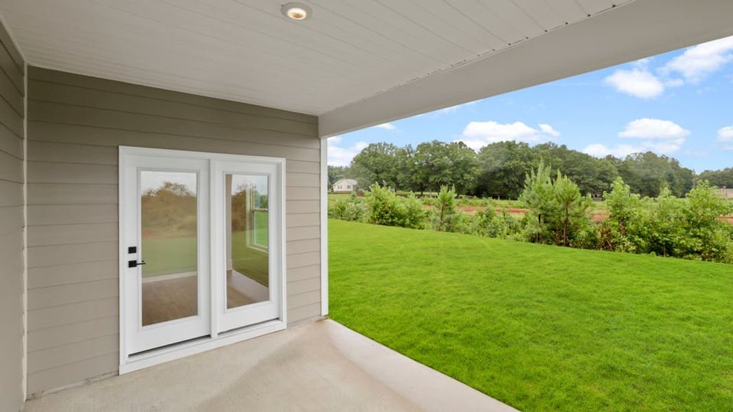 Exterior details and patio area of a home in Adams Glen, Greenville (Image 22).