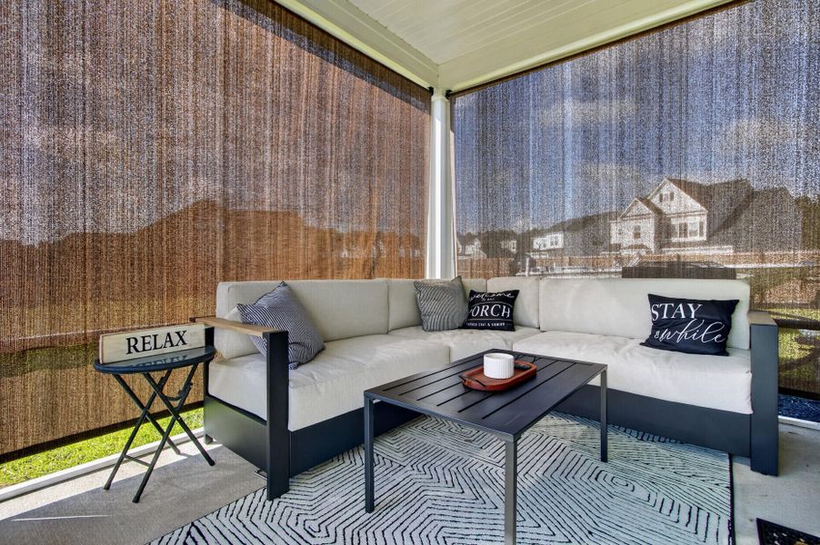 Exterior details and patio area of a home in Lindera Preserve at Cane Bay Plantation, Summerville (Image 3).