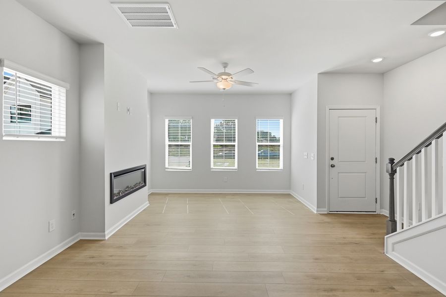 Spacious, unfurnished interior of a new home in Nichols Landing, Charlotte (Image 15). Spacious, unfurnished interior of a new home in Nichols Landing, Charlotte (Image 15).