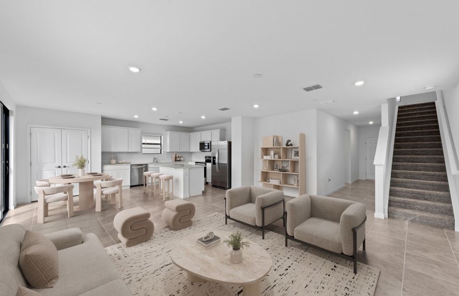 Furnished interior view inside a new home in Caloosa Cove, Labelle (Image 8).