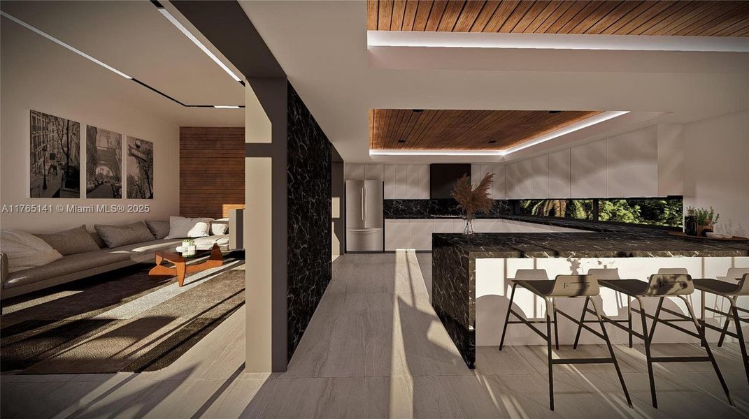 Furnished interior view inside a new home in , Marathon (Image 6).