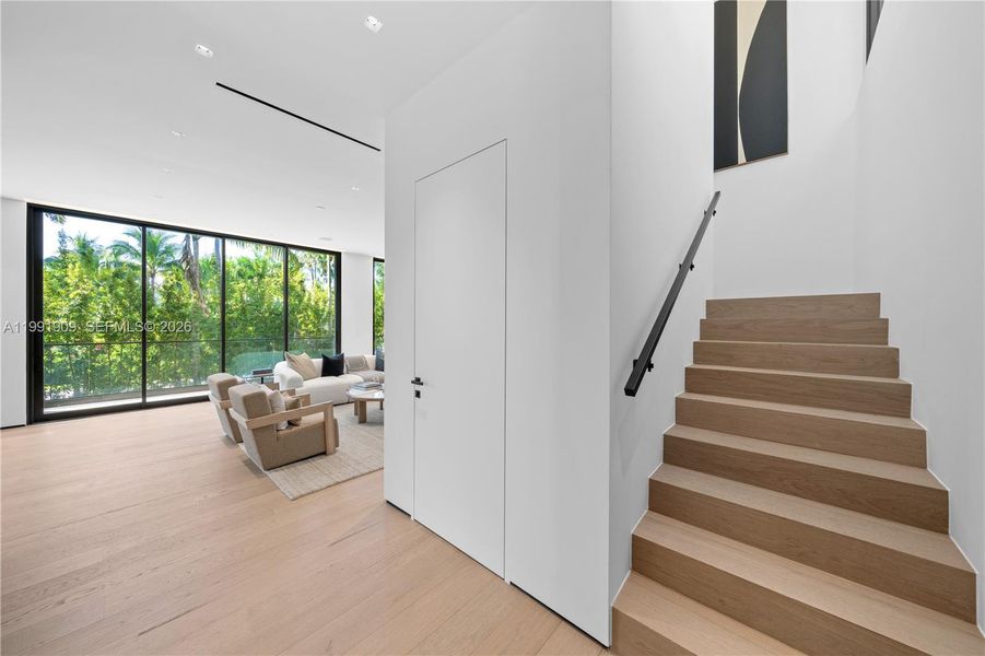 Furnished interior view inside a new home in , Miami Beach (Image 11).