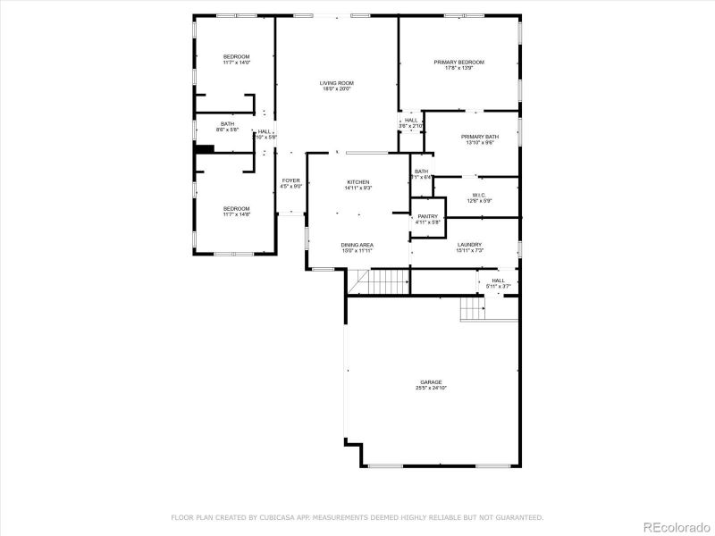 2D floor plan layout of this home in , Salida, CO (Image 27).