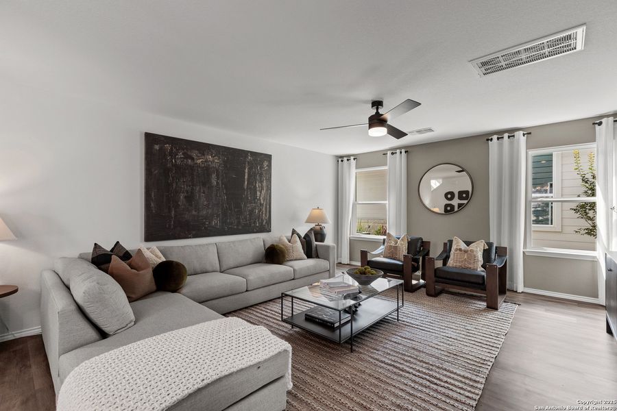 Furnished interior view inside a new home in Dove Song, Marion (Image 6).