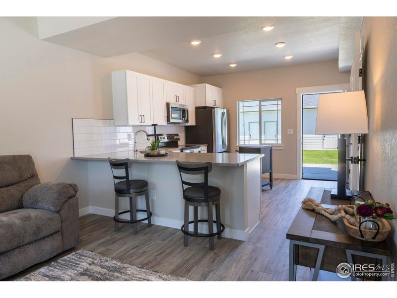 Furnished interior view inside a new home in , Wray (Image 9).