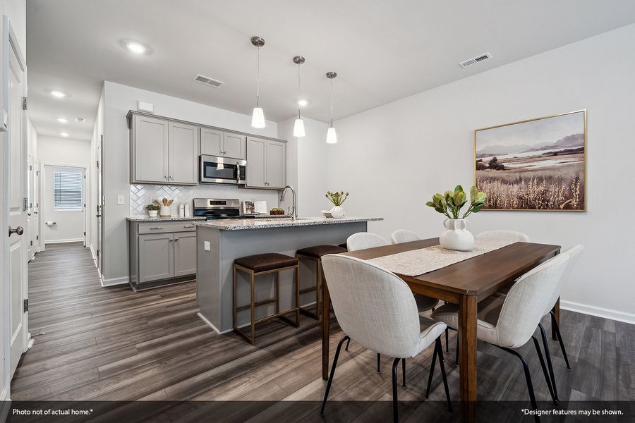 Furnished interior view inside a new home in Renaissance at White Oak, Garner (Image 7).