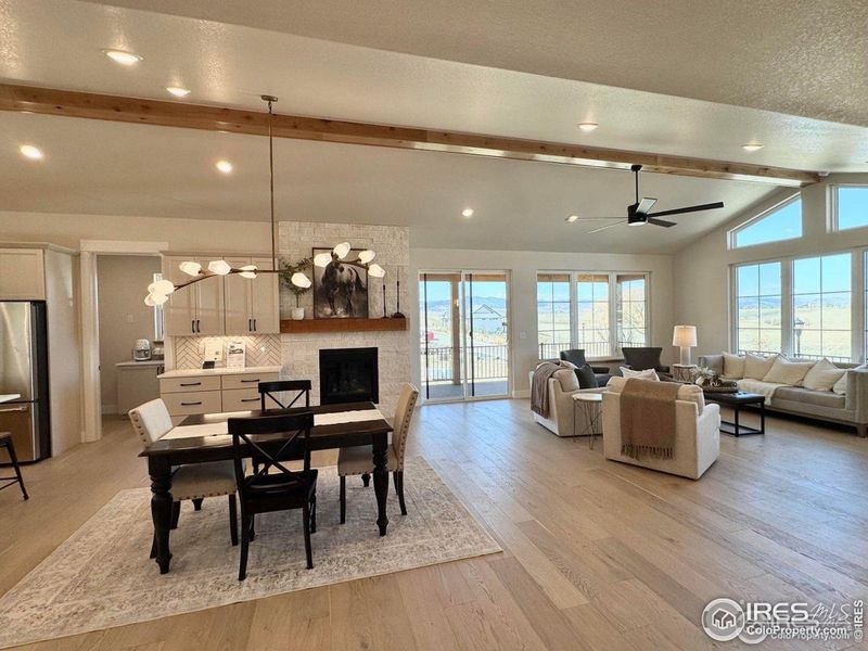 Furnished interior view inside a new home in , Berthoud (Image 12).