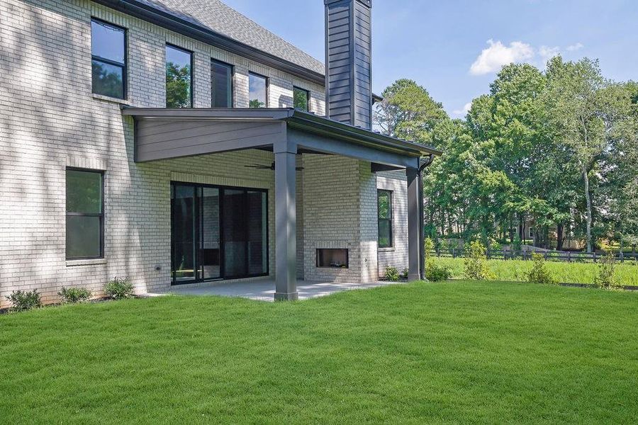 Exterior details and patio area of a home in , Cumming (Image 26). Exterior details and patio area of a home in , Cumming (Image 26).