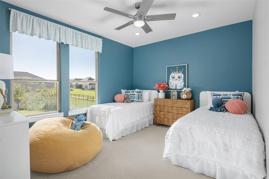 Furnished interior view inside a new home in , Prosper (Image 26).