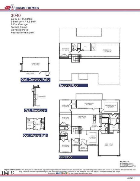 3040 Floor Plan 2