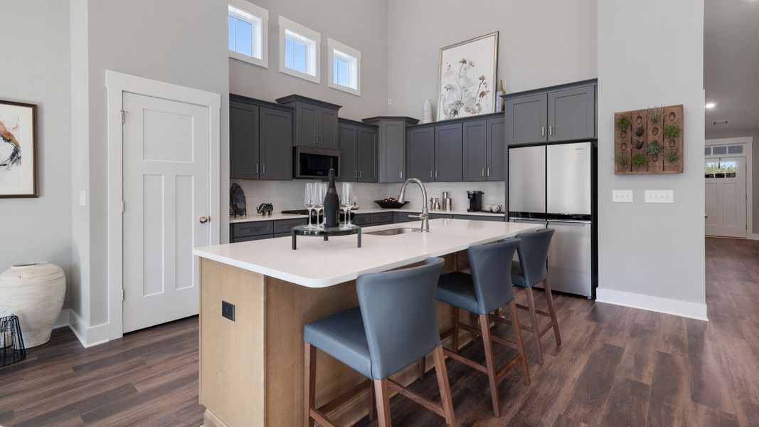 Representative furnished interior of a home built from the Cooper 3 by DRB Homes in Iris Meadows, Moore (Image 8).