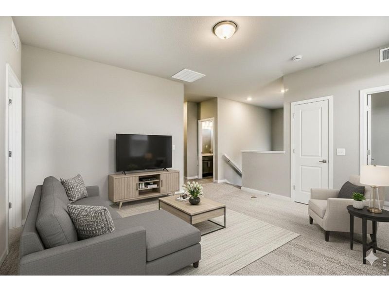 Furnished interior view inside a new home in Hidden Creek, Frederick (Image 15).