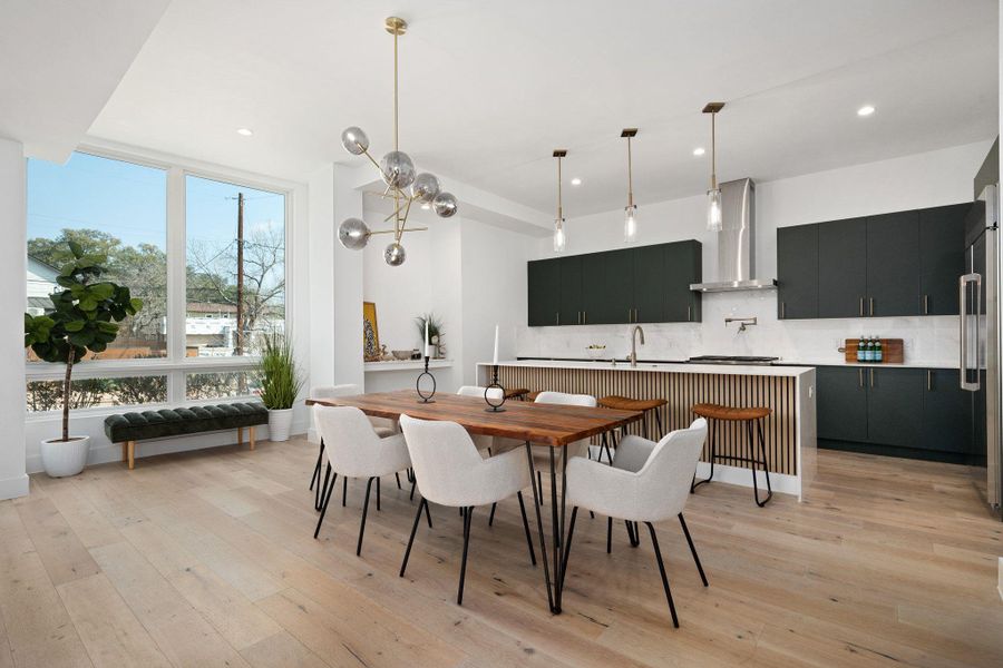 Furnished interior view inside a new home in , Austin (Image 8).