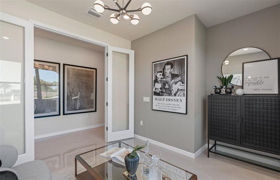 Furnished interior view inside a new home in Del Webb at Viera, Melbourne (Image 7).