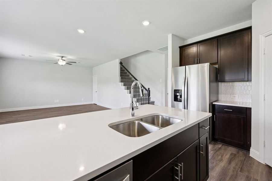 Furnished interior view inside a new home in Westmoor, Sherman (Image 10).