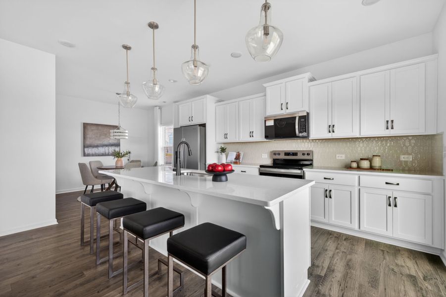 Furnished interior view inside a new home in Morgan Hills, Albemarle (Image 7).