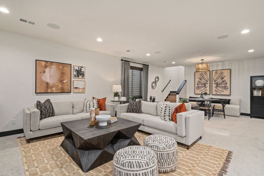 Representative furnished interior of a home built from the 1 by Trumark Homes in RainDance, Windsor (Image 28).