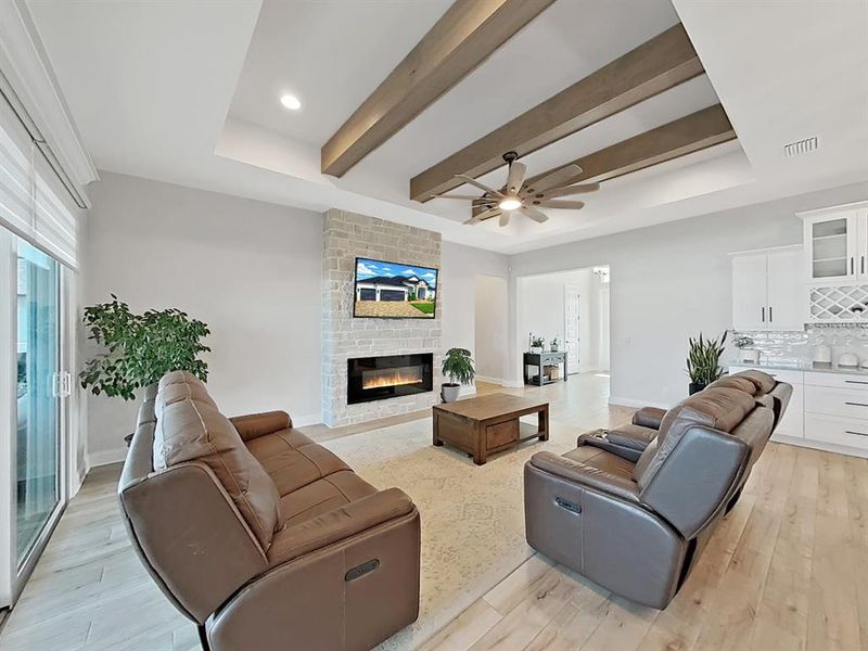 Furnished interior view inside a new home in , Lakeland (Image 9).