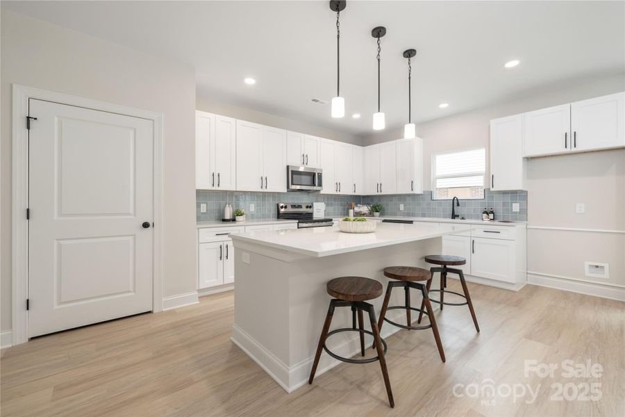Furnished interior view inside a new home in , Charlotte (Image 4). Furnished interior view inside a new home in , Charlotte (Image 4).