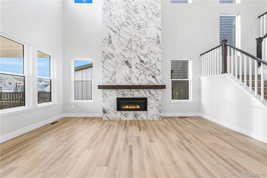 Spacious, unfurnished interior of a new home in Stargaze at Solstice, Littleton (Image 31).