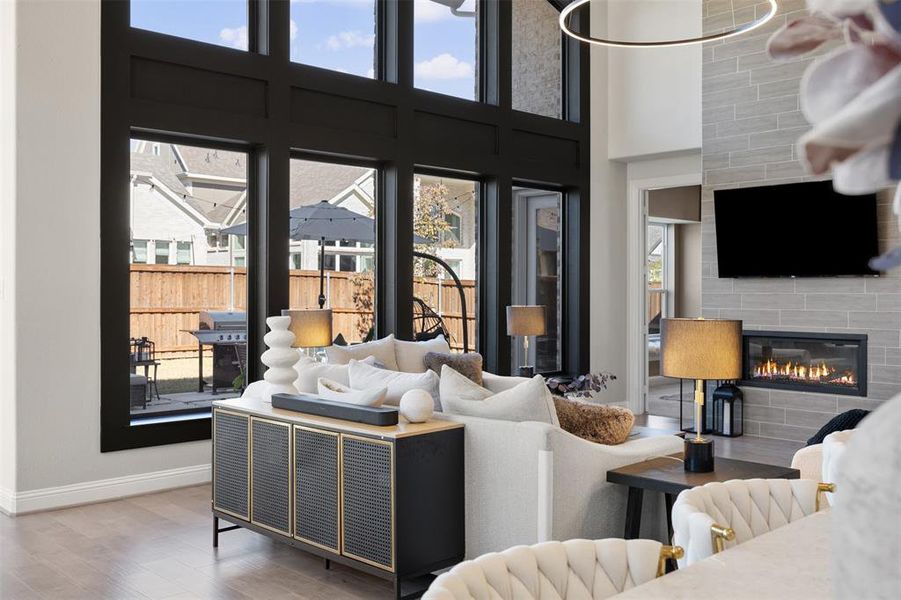 Furnished interior view inside a new home in Somercrest, Midlothian (Image 19).