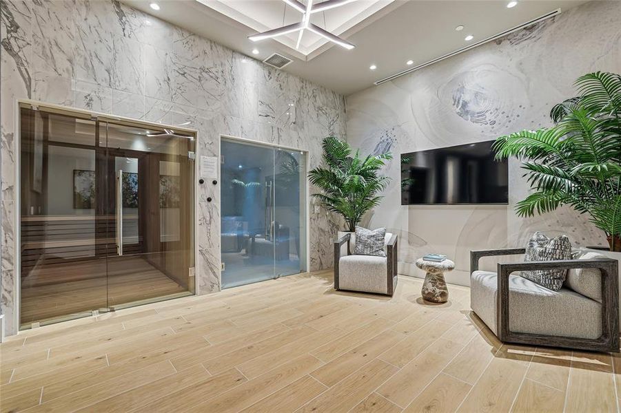 Furnished interior view inside a new home in , St. Petersburg (Image 55).