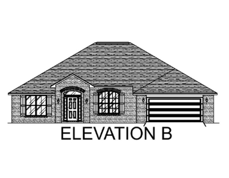 Front exterior of a new home in Bayou Bend Estates, Dickinson, TX, highlighting curb appeal (Image 6). Front exterior of a new home in Bayou Bend Estates, Dickinson, TX, highlighting curb appeal (Image 6).