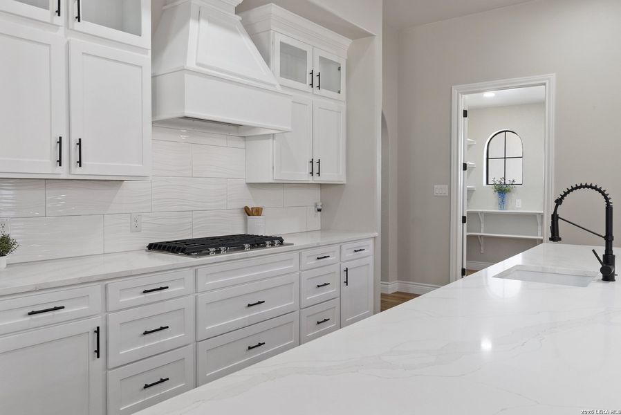 Furnished interior view inside a new home in , New Braunfels (Image 19).