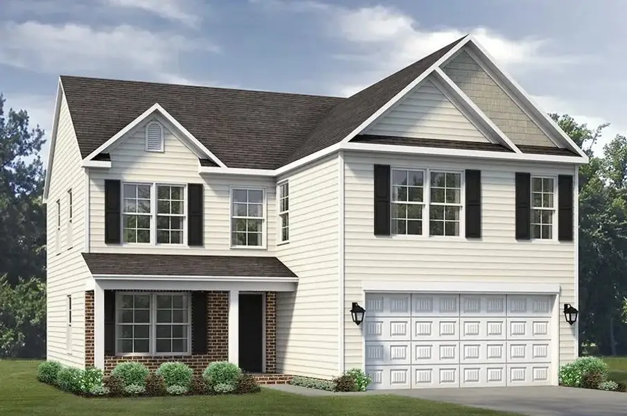 Front exterior of a home in the The Wilcox community, located in Greensboro, NC (Image 13).