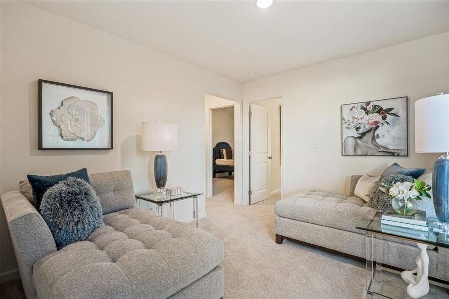 Furnished interior view inside a new home in Shoals Crossing, Conyers (Image 8).
