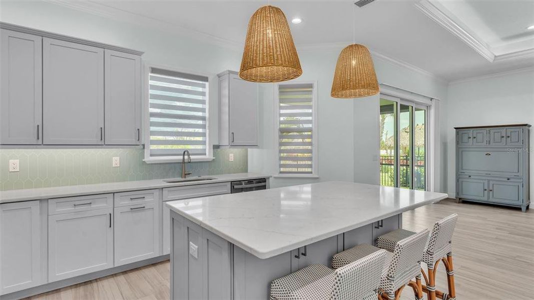 Furnished interior view inside a new home in , Polk City (Image 26).