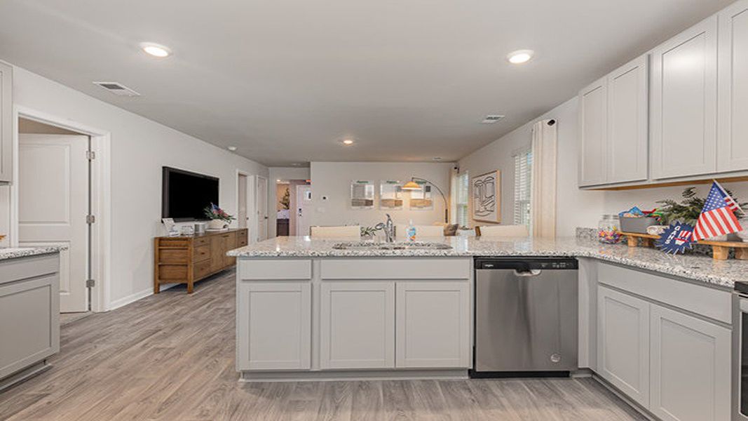 Furnished interior view inside a new home in Southshore Bay, Sunset Beach (Image 6).