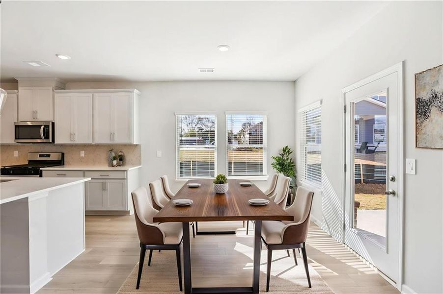Furnished interior view inside a new home in Westmont Preserve, Powder Springs (Image 11).