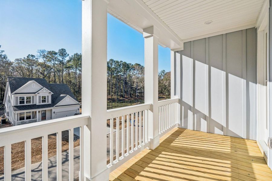 Exterior details and patio area of a home in Miller's Crossing, Johns Island (Image 23).