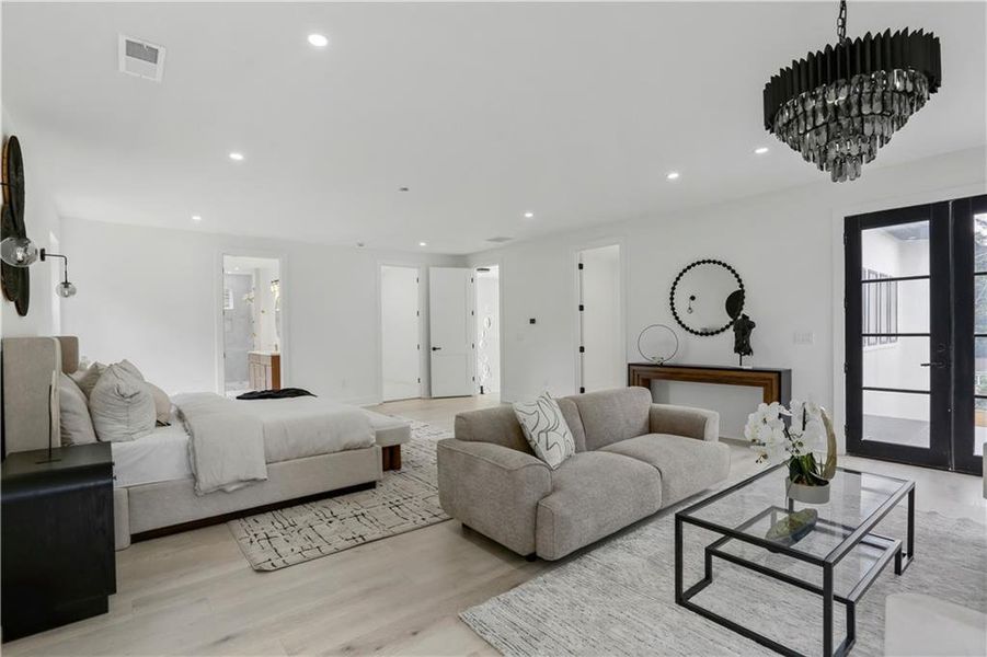 Furnished interior view inside a new home in , Atlanta (Image 30).