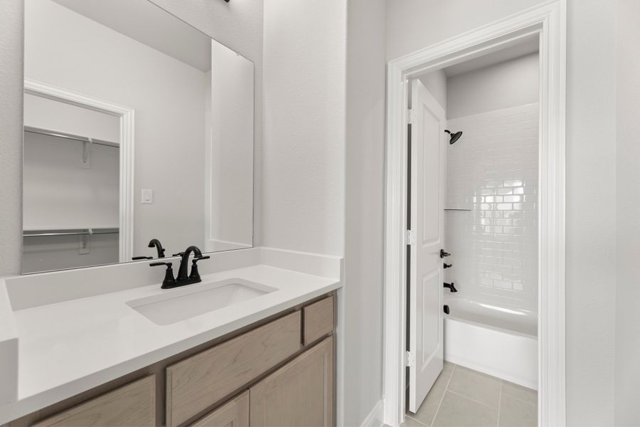 Representative furnished interior of a home built from the Edward - 60 ft Home Site by Rockwell Homes in Nelson Lake Estates, Rockwall (Image 47).