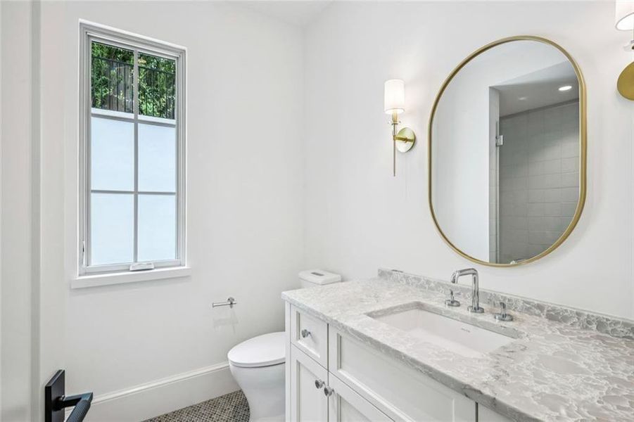 Furnished interior view inside a new home in , Atlanta (Image 18).