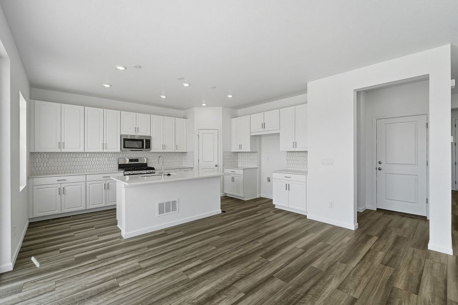 Furnished interior view inside a new home in The Town Collection at Independence, Elizabeth (Image 4).