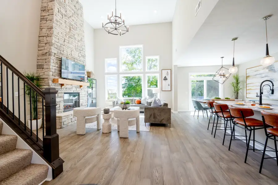 Representative furnished interior of a home built from the Charles by Fischer Homes in Leeland Farms, Fuquay Varina (Image 32). Representative furnished interior of a home built from the Charles by Fischer Homes in Leeland Farms, Fuquay Varina (Image 32).