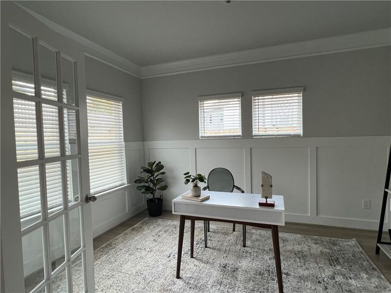 Furnished interior view inside a new home in The Village at Maple Street, Dawsonville (Image 10).