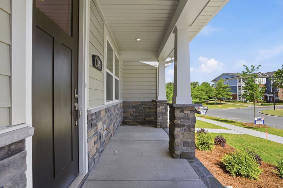 Exterior details and patio area of a home in Bratton Pointe, Rock Hill (Image 3).