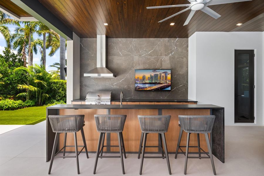 Furnished interior view inside a new home in , Boca Raton (Image 49).