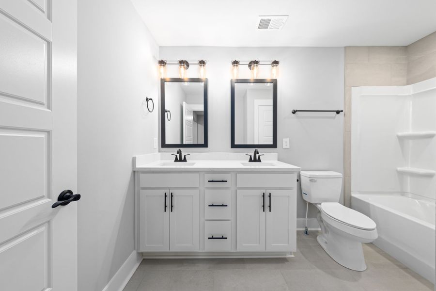 Representative furnished interior of a home built from the Brayden by Rockwood Homes in Park at Oliver Farm, Clarksville (Image 11).