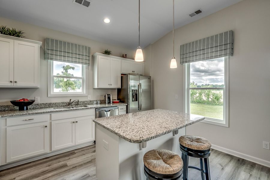 Furnished interior view inside a new home in Fairway Woods at Wyboo, Manning (Image 24).