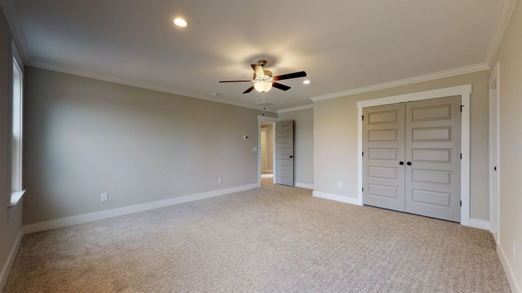 Representative unfurnished interior of a home built from the Carson by Bill Clark Homes in Cheshire Landing, Grimesland (Image 42). Representative unfurnished interior of a home built from the Carson by Bill Clark Homes in Cheshire Landing, Grimesland (Image 42).