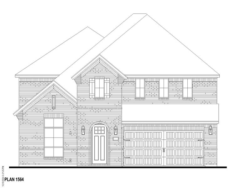 Plan 1564 Elevation A