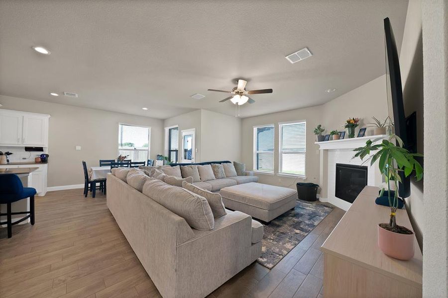Furnished interior view inside a new home in Pecan Square, Northlake (Image 6).